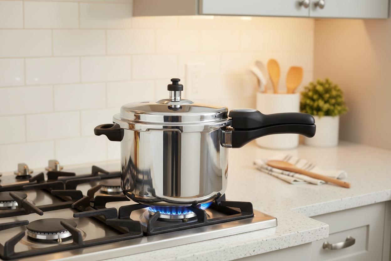 Premier Stainless Steel Pressure Cooker with Separator 10 Ltrs – KALIGA BAZAAR