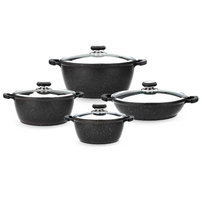 خرید سرویس پخت و پز 8 پارچه زرساب سری گریپ مدل RP-7610-2 با قیمت روز