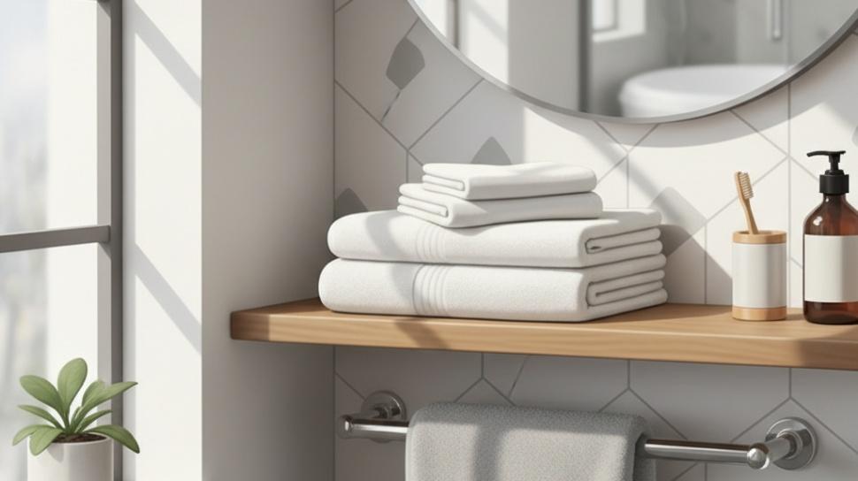 Tips Sederhana Agar Handuk Tidak Bau dan Berjamur Meski Disimpan di Kamar Mandi