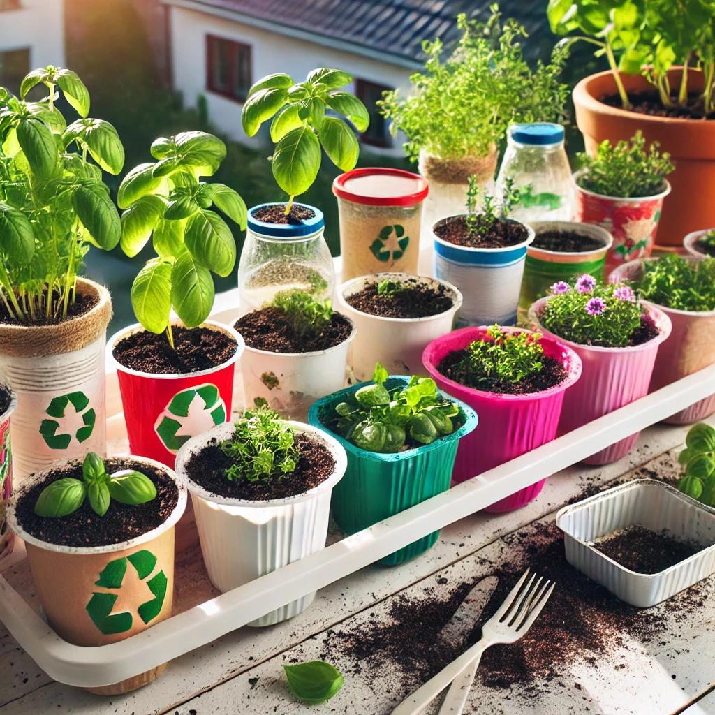 Como a embalagem de plástico reutilizada está criando novas raízes na jardinagem doméstica. | PACKNODE Packaging