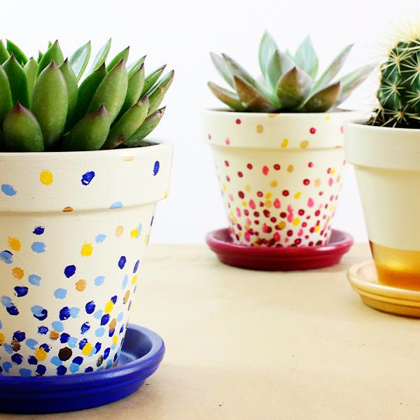 ¿Cómo decorar macetas de plástico? | Homecenter