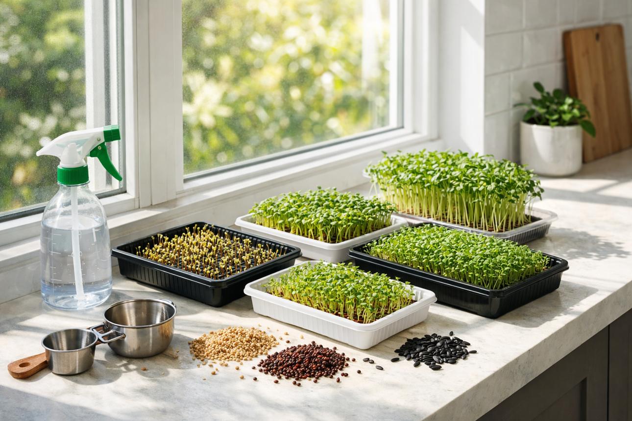 How To Growing Microgreens At Home: A Complete Beginner's Guide
