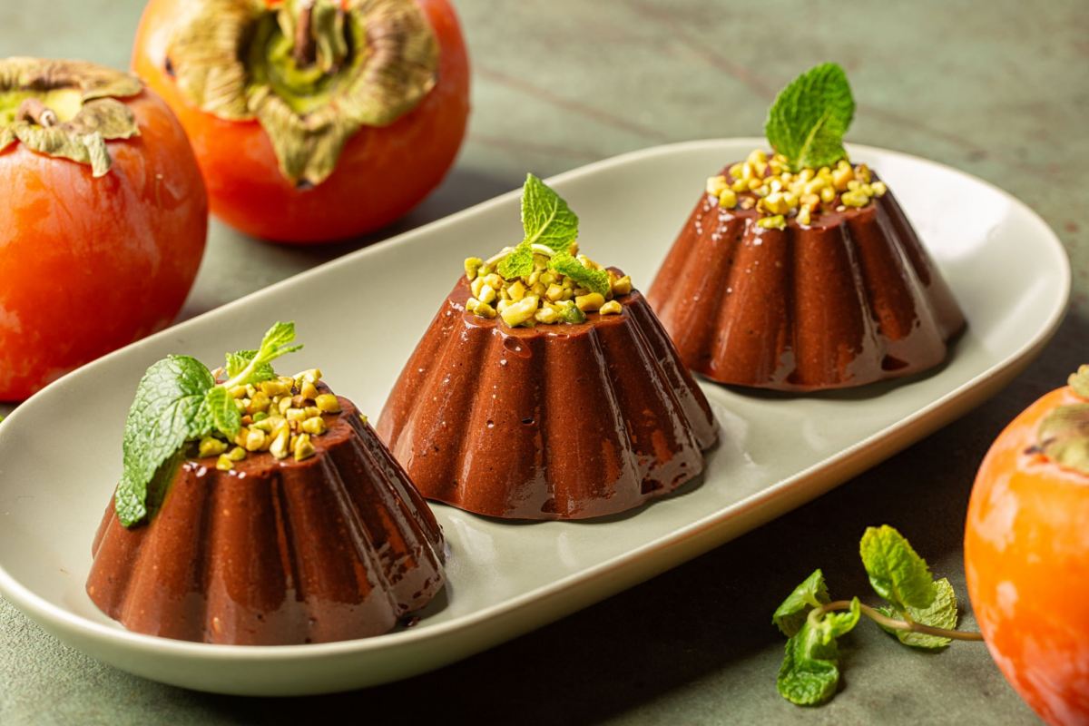 طرز تهیه موس خرمالو
