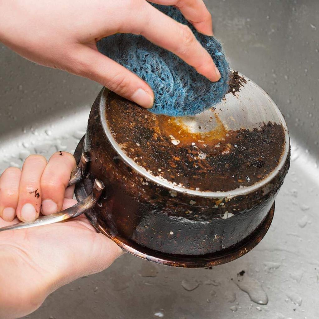 Snapklik.com : 18 Pack Steel Wool Soap Pads By SCRUBIT - Metal Scouring Cooktop Cleaning Pads Used For Dishes