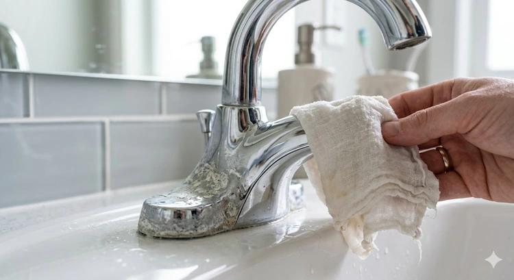 How to Remove Hard Water Stains from Faucets and Fixtures — Linea