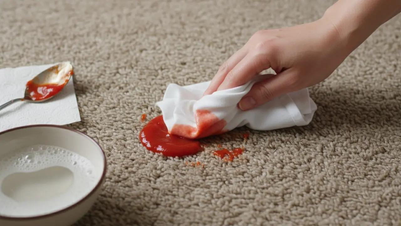 Sådan fjerner du effektivt spildt ketchup: Guide | guide - HappyHelper