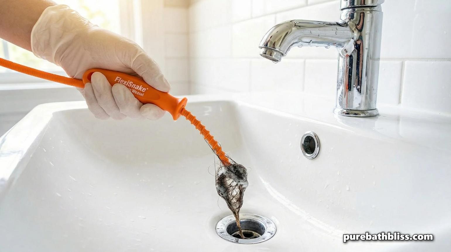 3 Best Drain Snakes for Hair Clogs | A Builder's Buying Guide — PureBathBliss