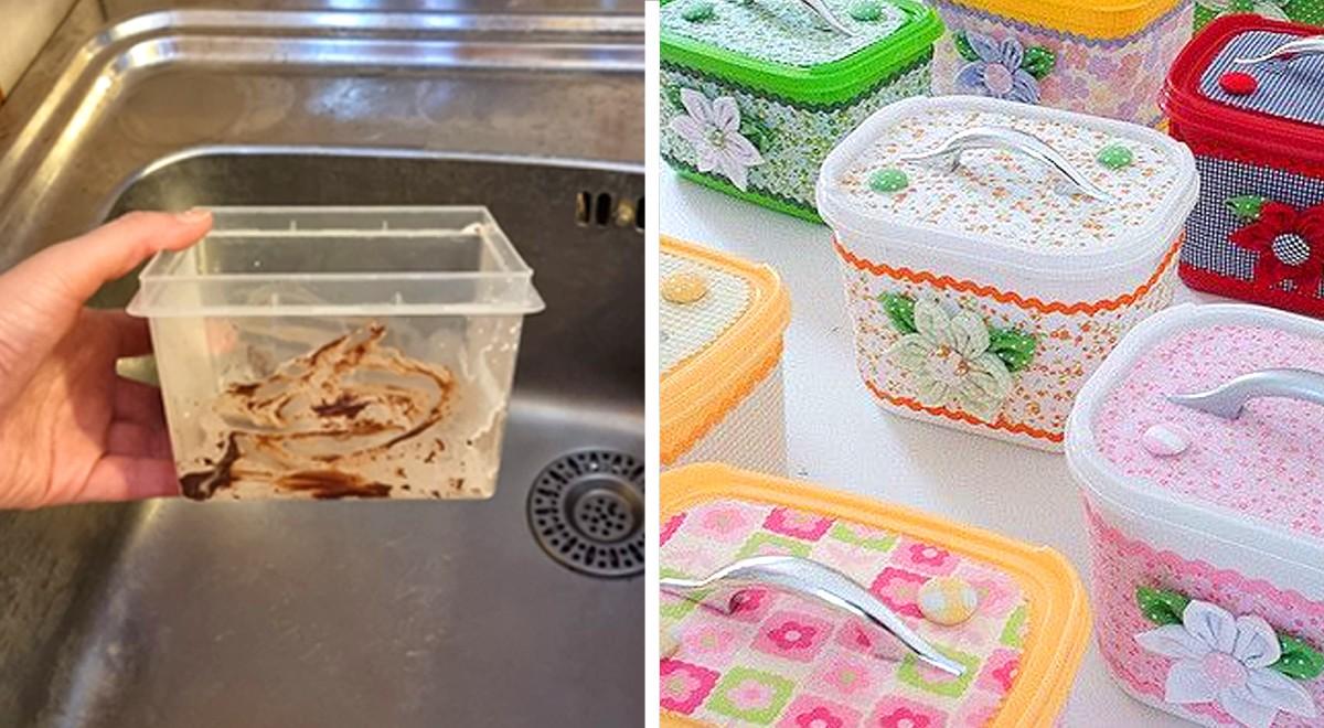 7 idées géniales pour recycler les barquettes de glace - Creativofrance.fr