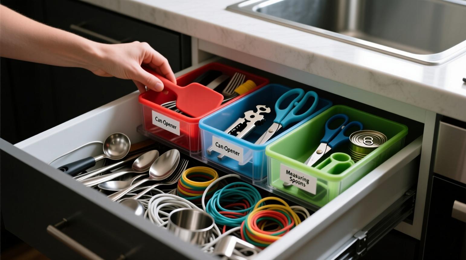 Kitchen Junk Drawer Organization Tips