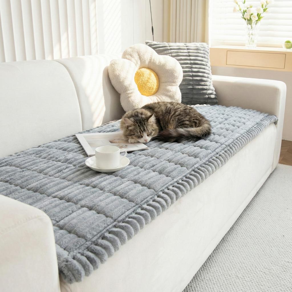 STAYPURR™ Cat Proof Couch Cover - Anti Scratch & Washable Sofa Topper – StayPurr