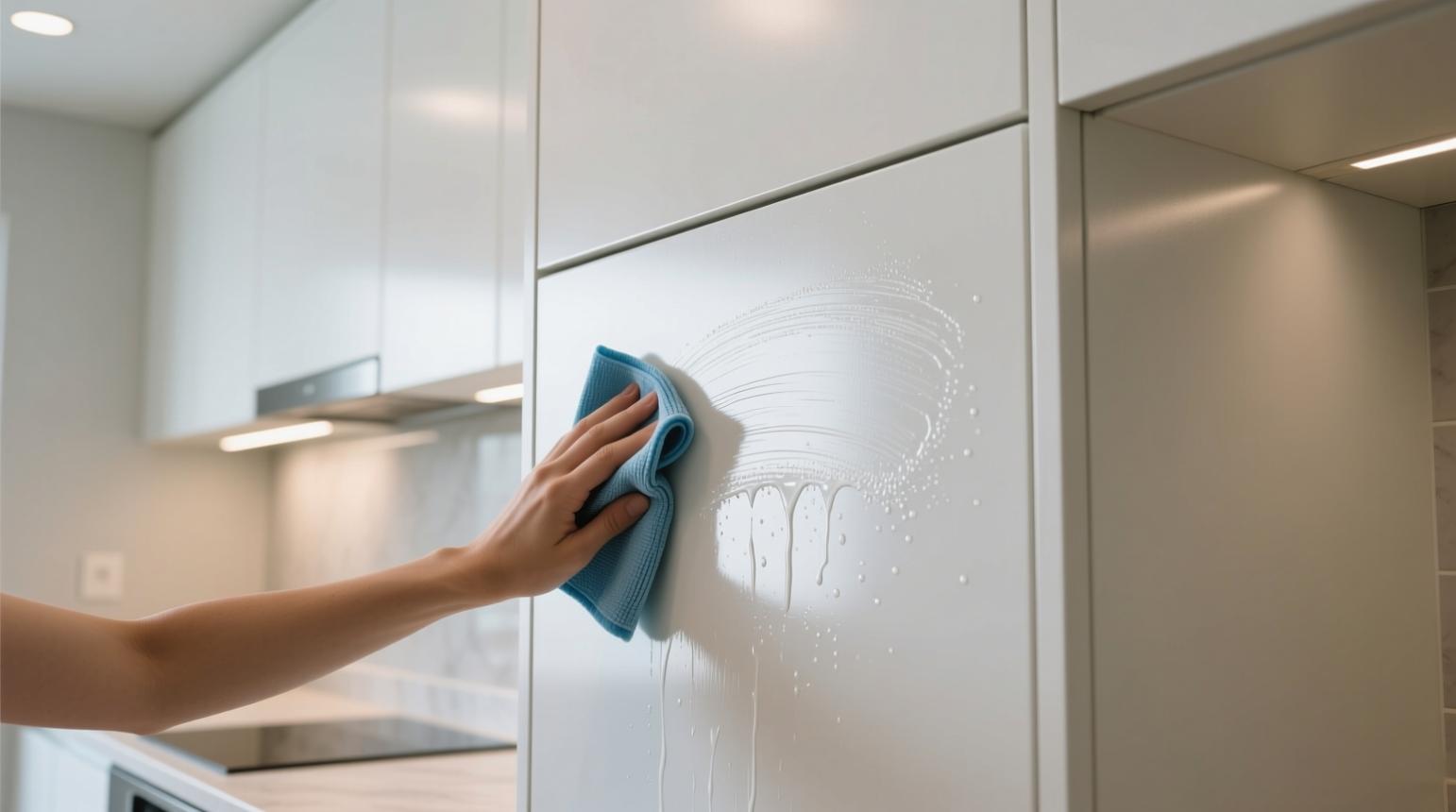 Clean White Kitchen Cabinets Without Yellowing