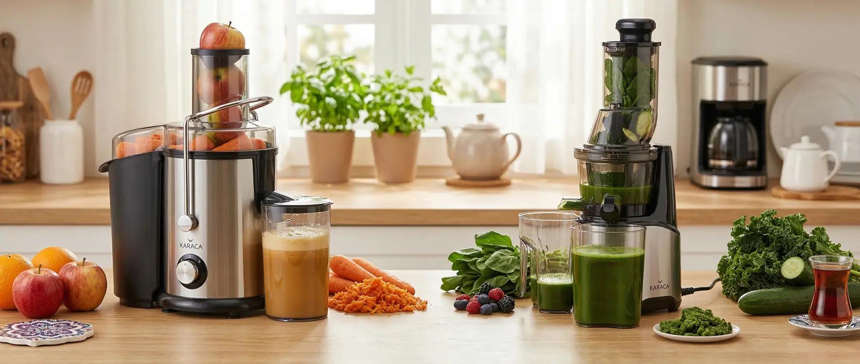 Slow Juicer ve Katı Meyve Sıkacağı Farkı Nedir?