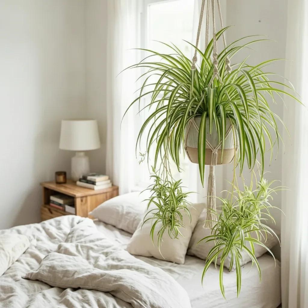 Spider plant: care, watering & light (Chlorophytum comosum)