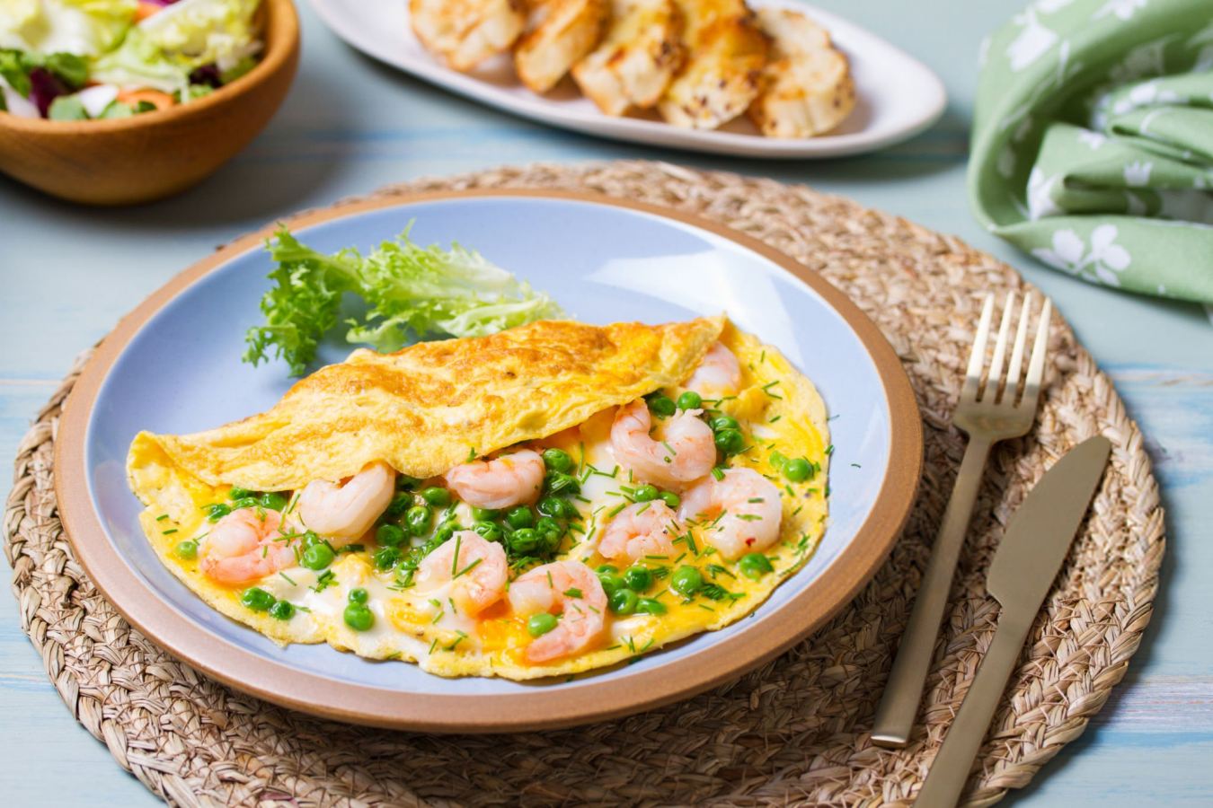 طرز تهیه املت میگو صبحانه ای سریع و مقوی