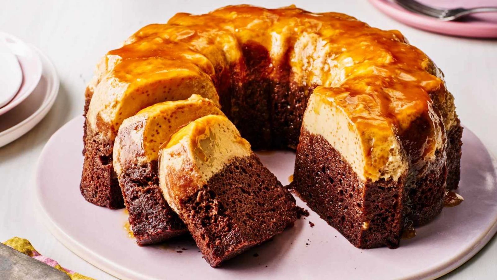 طرز تهیه فلن کیک شکلاتی شوکوفلن با دستور دقیق