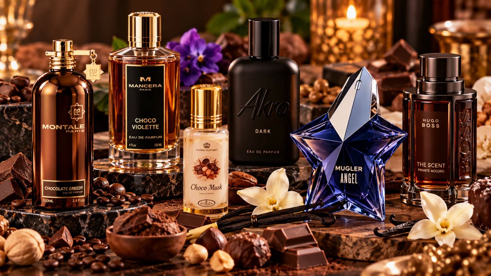 ۶ عطر شکلاتی زنانه و مردانه از رایحه های شیرین تا تلخ